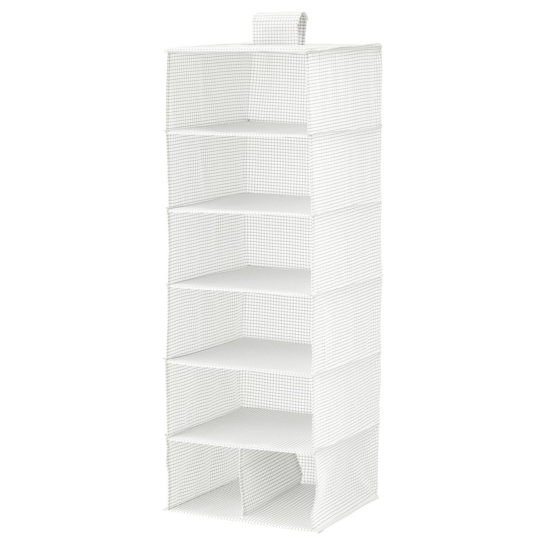 STUK 스투크 7칸수납함 - 화이트/그레이 30x30x90 cm