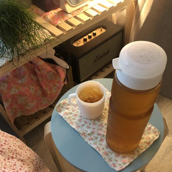 분홍 잔꽃 테이블 매트 (*단종예정)