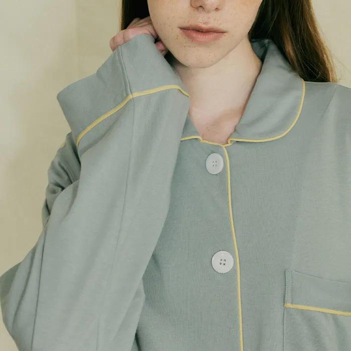 [모달] (w) Essential Mint Grey Lounge Shirt