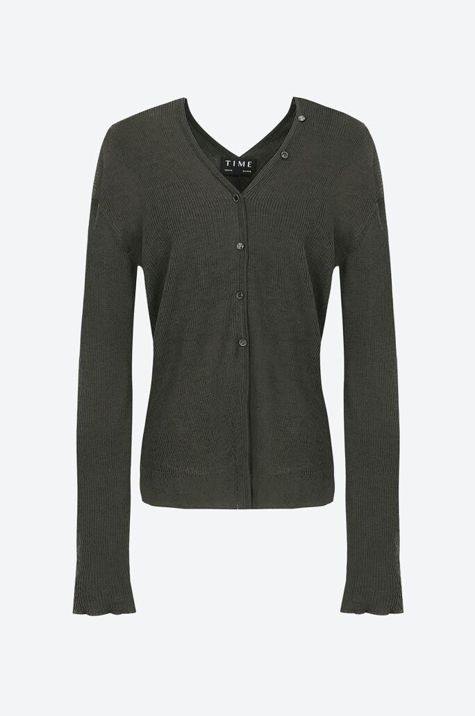 [TIME] 실크 블렌드 가디건 & 슬리브리스 탑