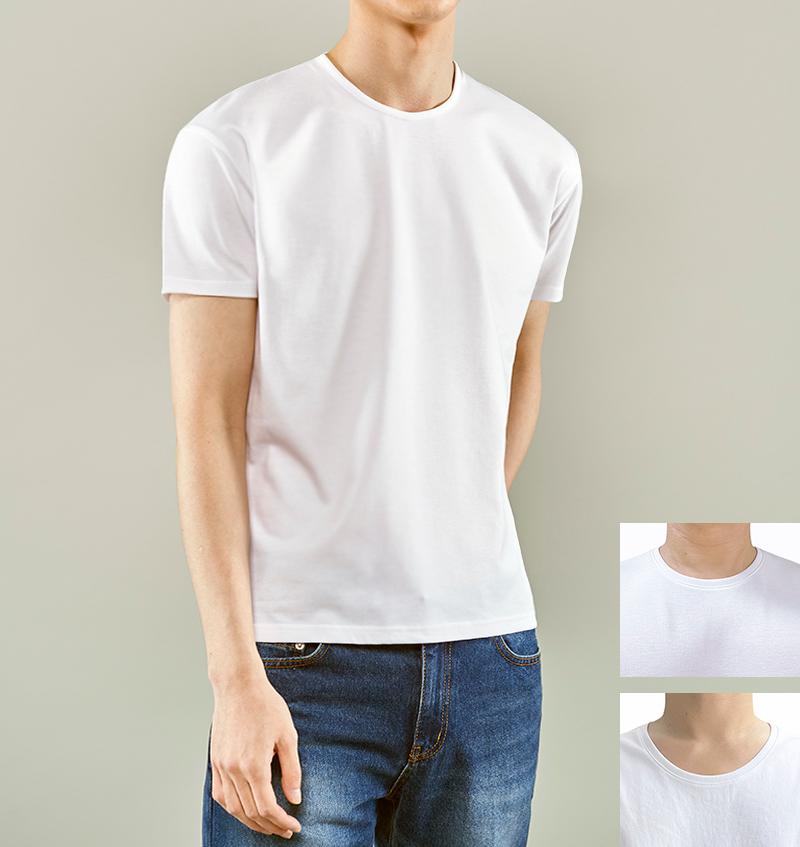 2024 세미 머슬핏 크루넥ㅣ유넥 티셔츠