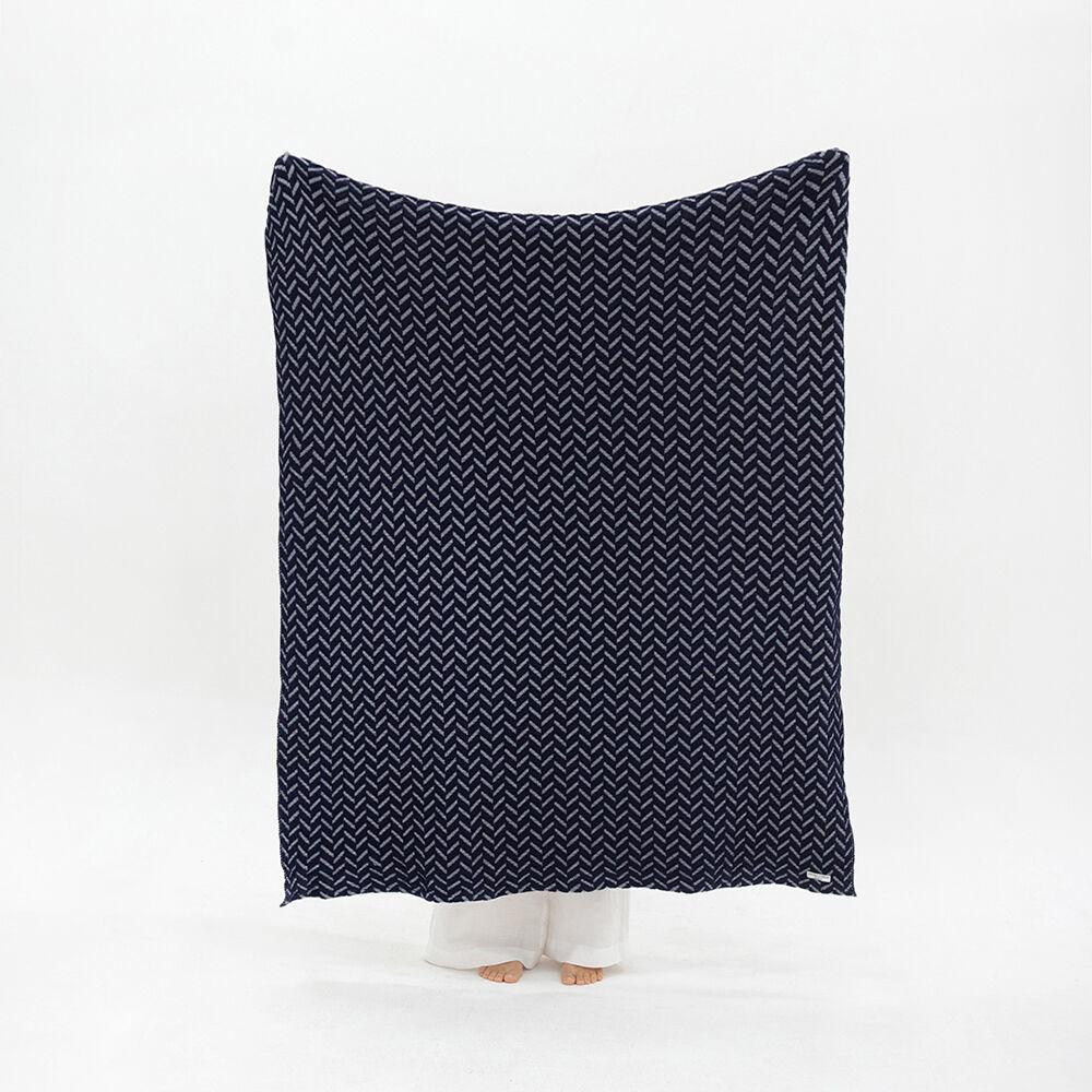 Slant blanket - Blue