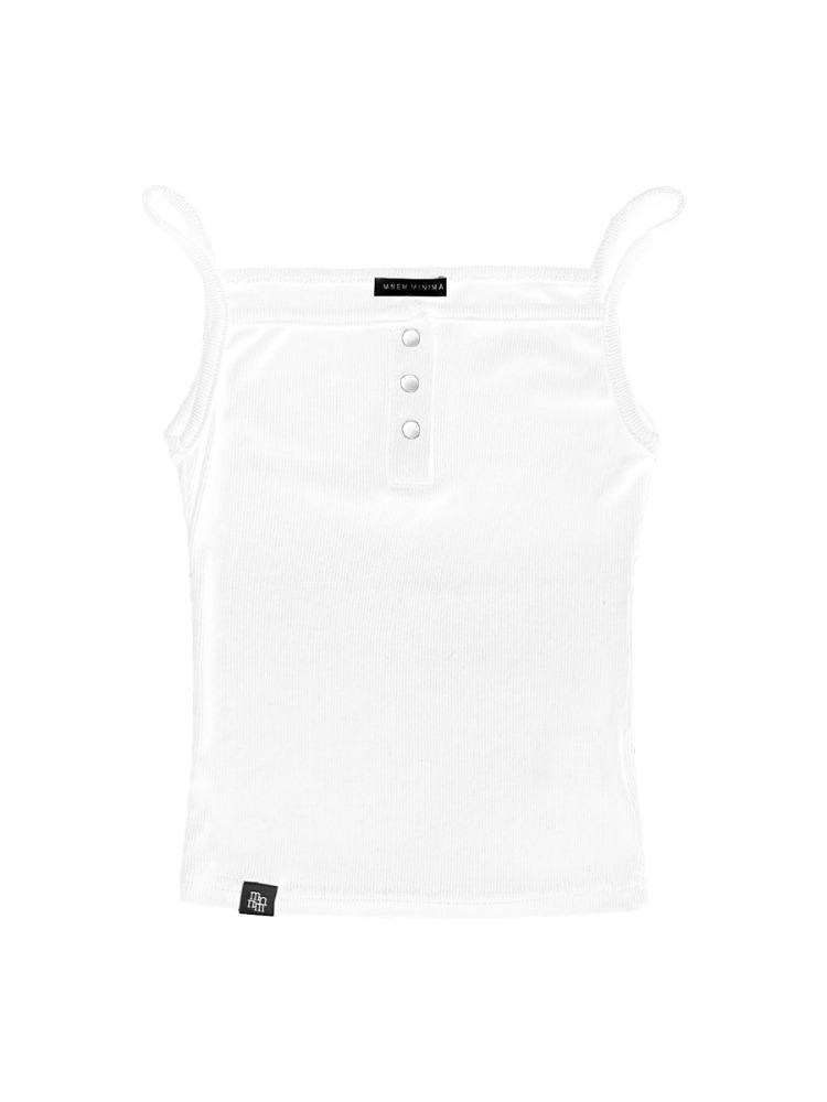 [mnem] Snap Cami (white)