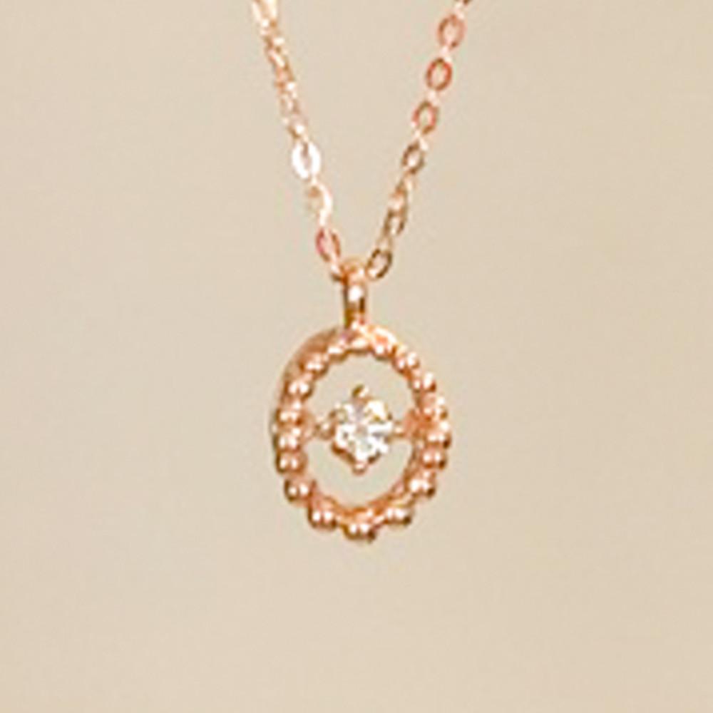 14K 18K 도트 댄싱 다이아 목걸이 여자 금 목걸이 팬던트 기념일 1주년 생일 선물