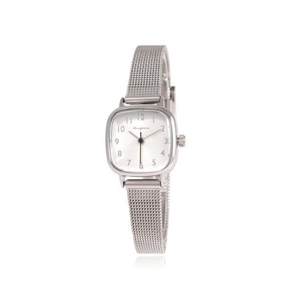 타이니 아라빅 스퀘어 여성메쉬시계 OTW121503TSS