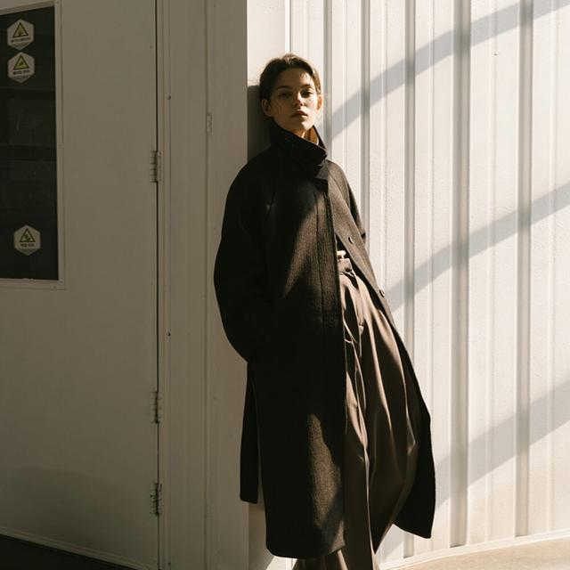 질 샌더 JIL SANDER Belted Long Coat by Raf Simons - 위시버킷