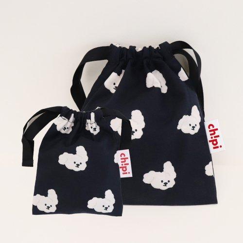 포포 베이직 스트링파우치(블랙)