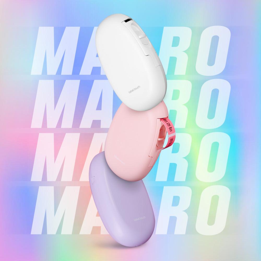 [라벨터치] 블루투스 라벨프린터 마로마로 바이올렛 ,핑크,화이트