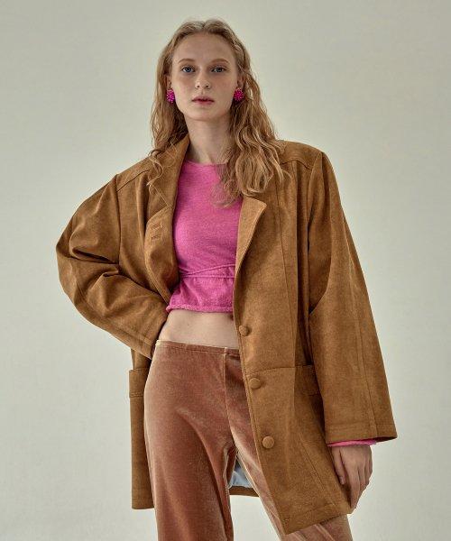 suede vintage over jacket