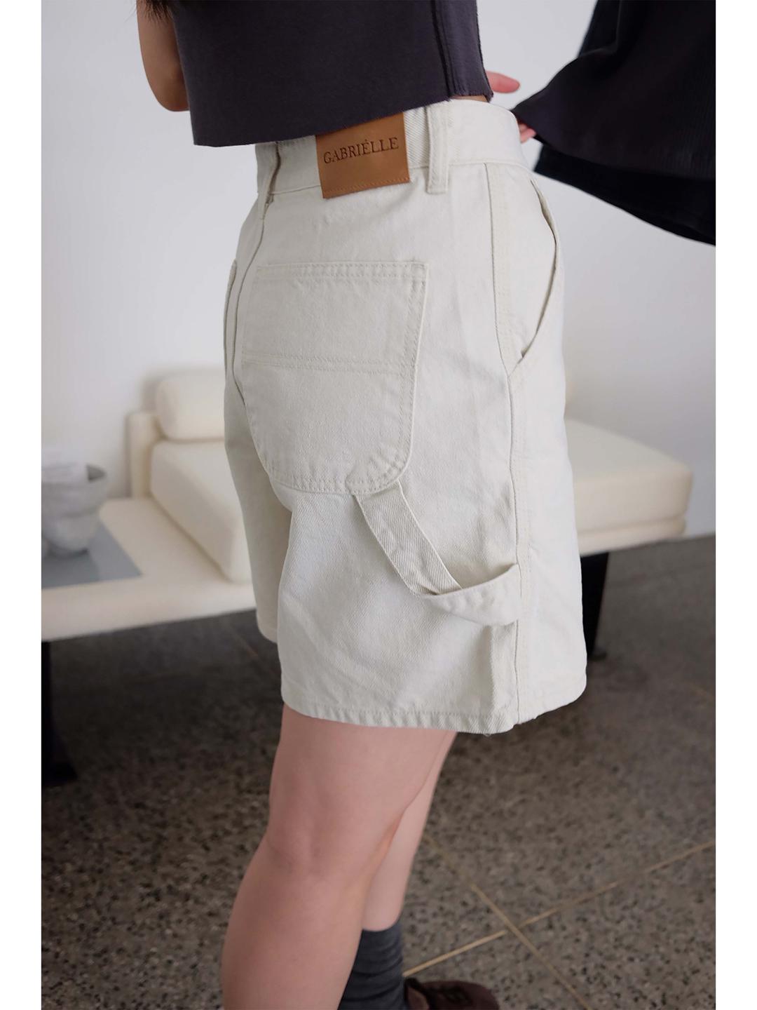 Ga cotton half pants / 2color