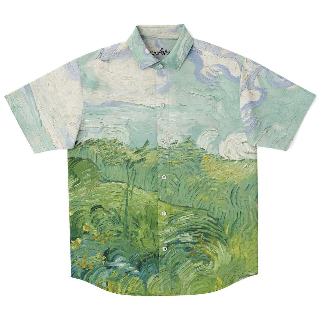 Van gogh green field Buttoned Shirt - XS