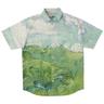 Van gogh green field Buttoned Shirt - XS