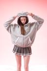 [2nd Pre-order] BIG RIBBON HOODIE (GRAY) 3/28~ 결제순 발송예정