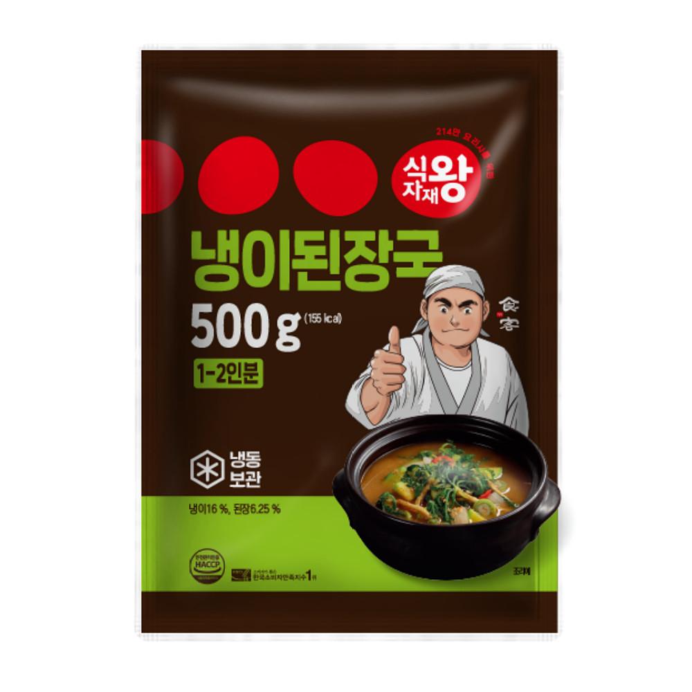 식자재왕 냉이된장국 냉동탕 500g [원산지:상세설명에 표시]
