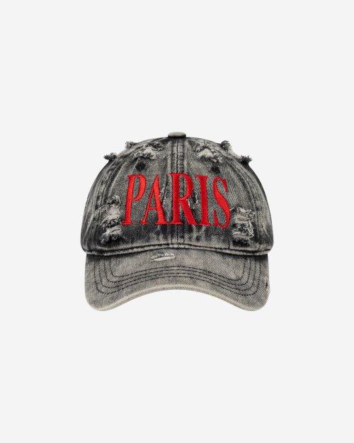 PARIS BALL CAP (BLACK DENIM)