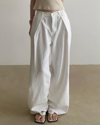 over dart cotton pants (2color)