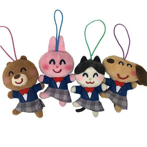 全4種セット いらすとや 放課後TIME マスコット イヌ うさぎ ねこ クマ イラスト屋 キーホルダー グッズ ぬいぐるみ マスコット キャラクター LINEスタンプ 通販 LINEポイント最大0.5%GET | LINEショッピング