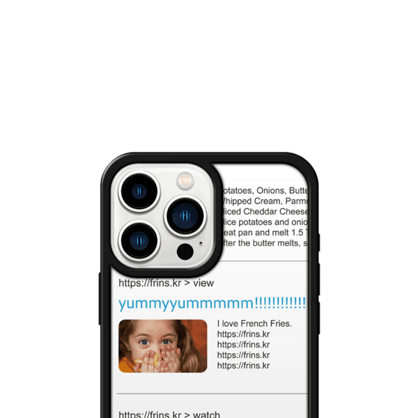 French Fries Phone Case - White