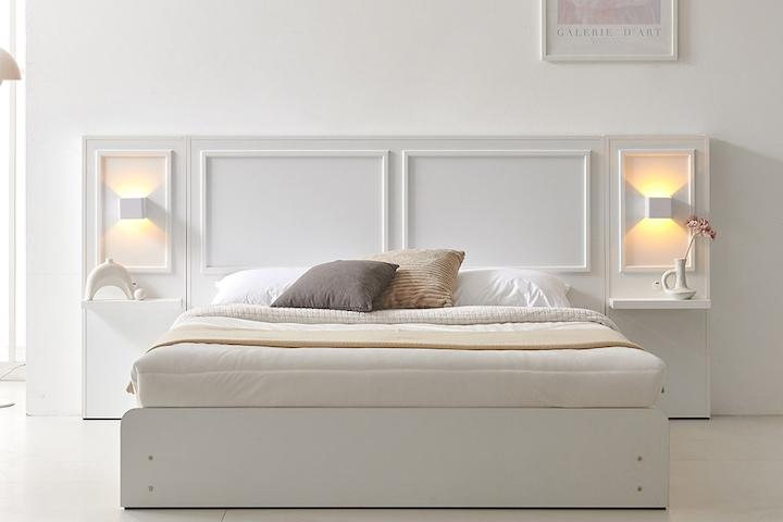 [오늘의집 단독 5%쿠폰] RF 웨인스 리노 서랍 침대프레임 SS/Q (매트선택)_D