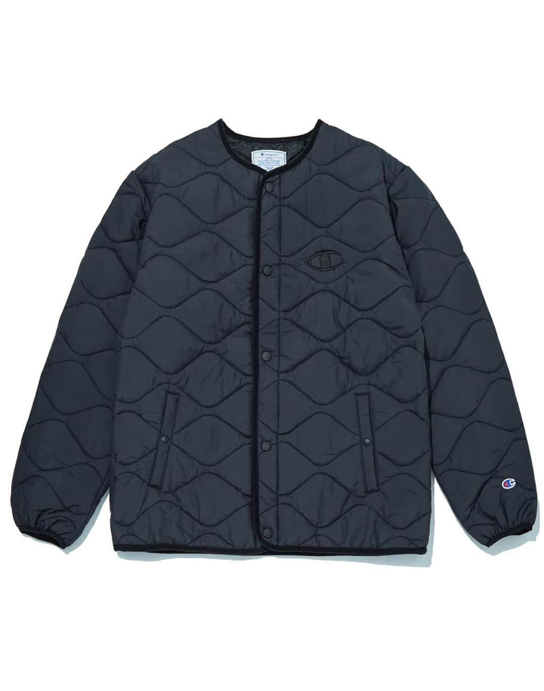 [ASIA] C로고 라운드넥 경량패딩 한국별주 (BLACK)