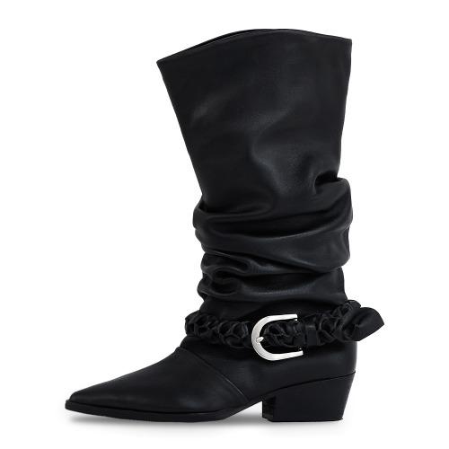 Kimera Slouchy Long Boots_Black
