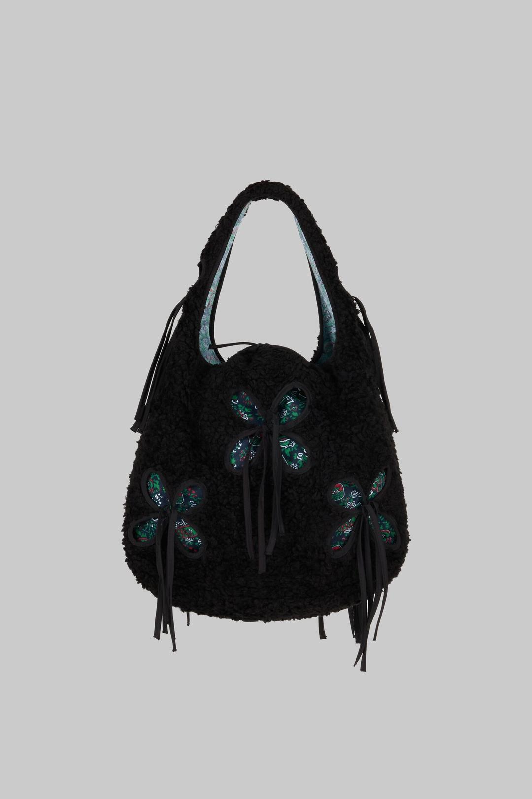 PETAL FUR TOTE