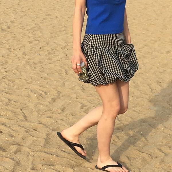 checkpong skirt (one color)
