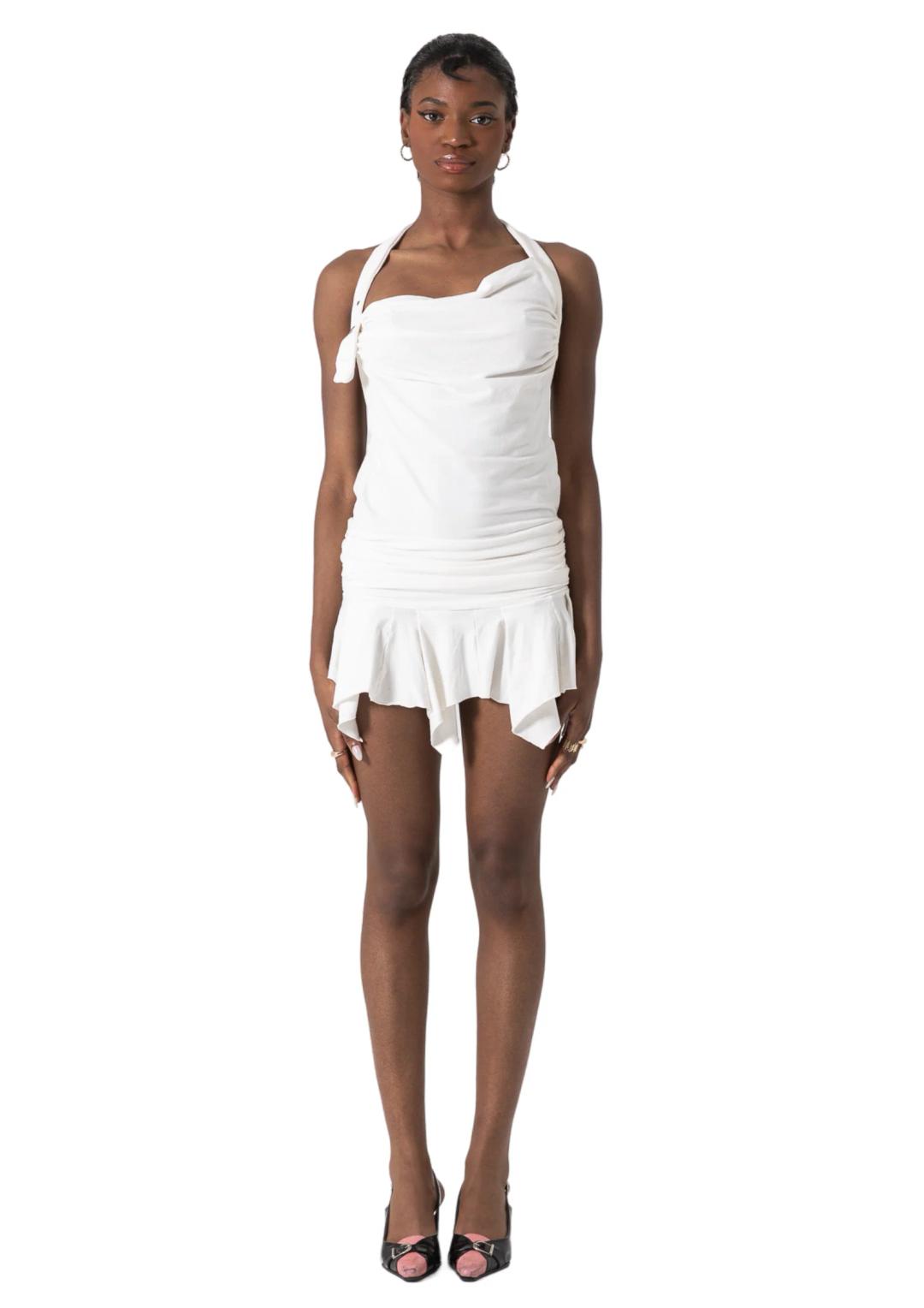 WHYNTER ASYMMETRICAL MINI - WHITE - XS