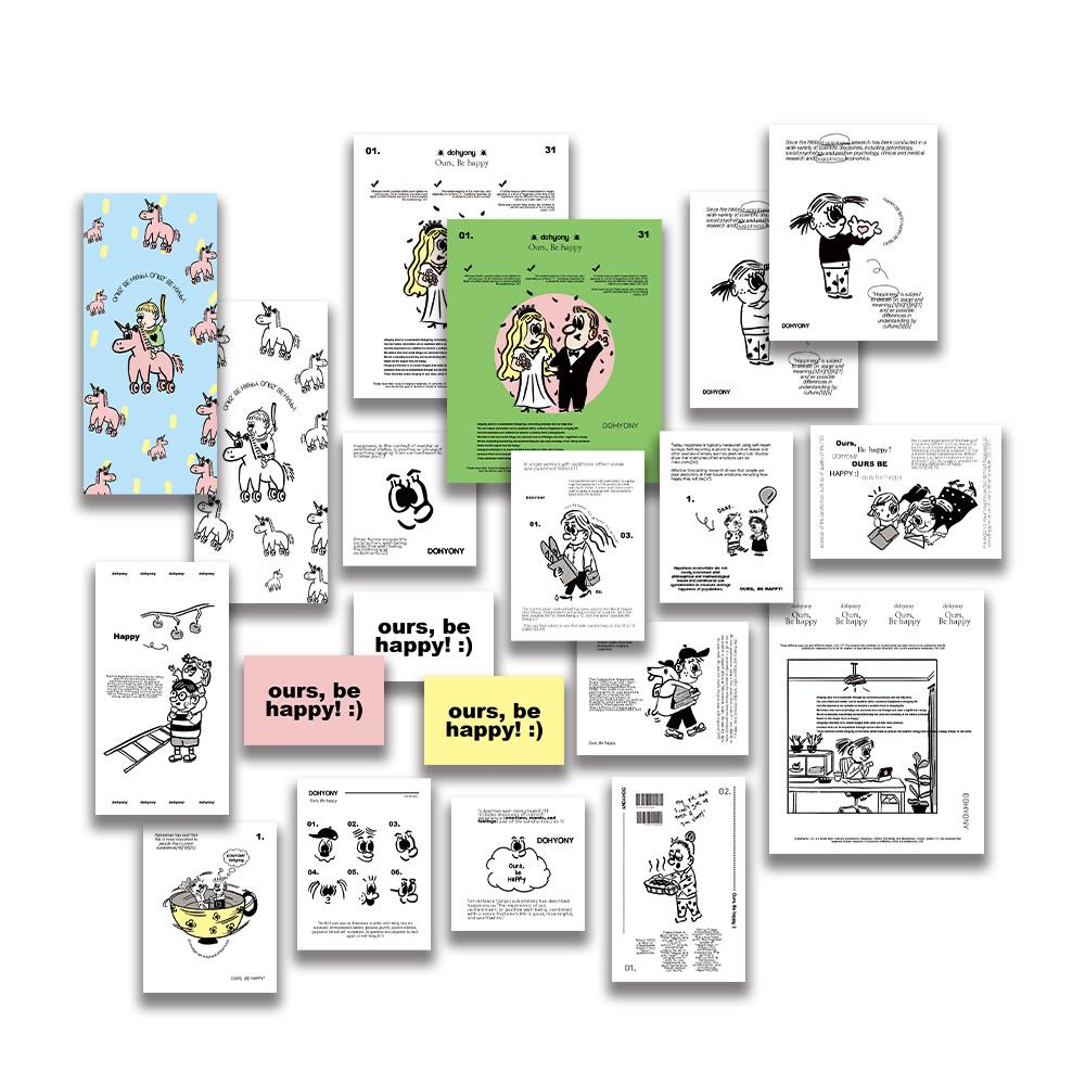 [ Dohyony love Pack ] 오브제스티커 오브제 다이어리꾸미기 다꾸 다꾸스티커 스티커