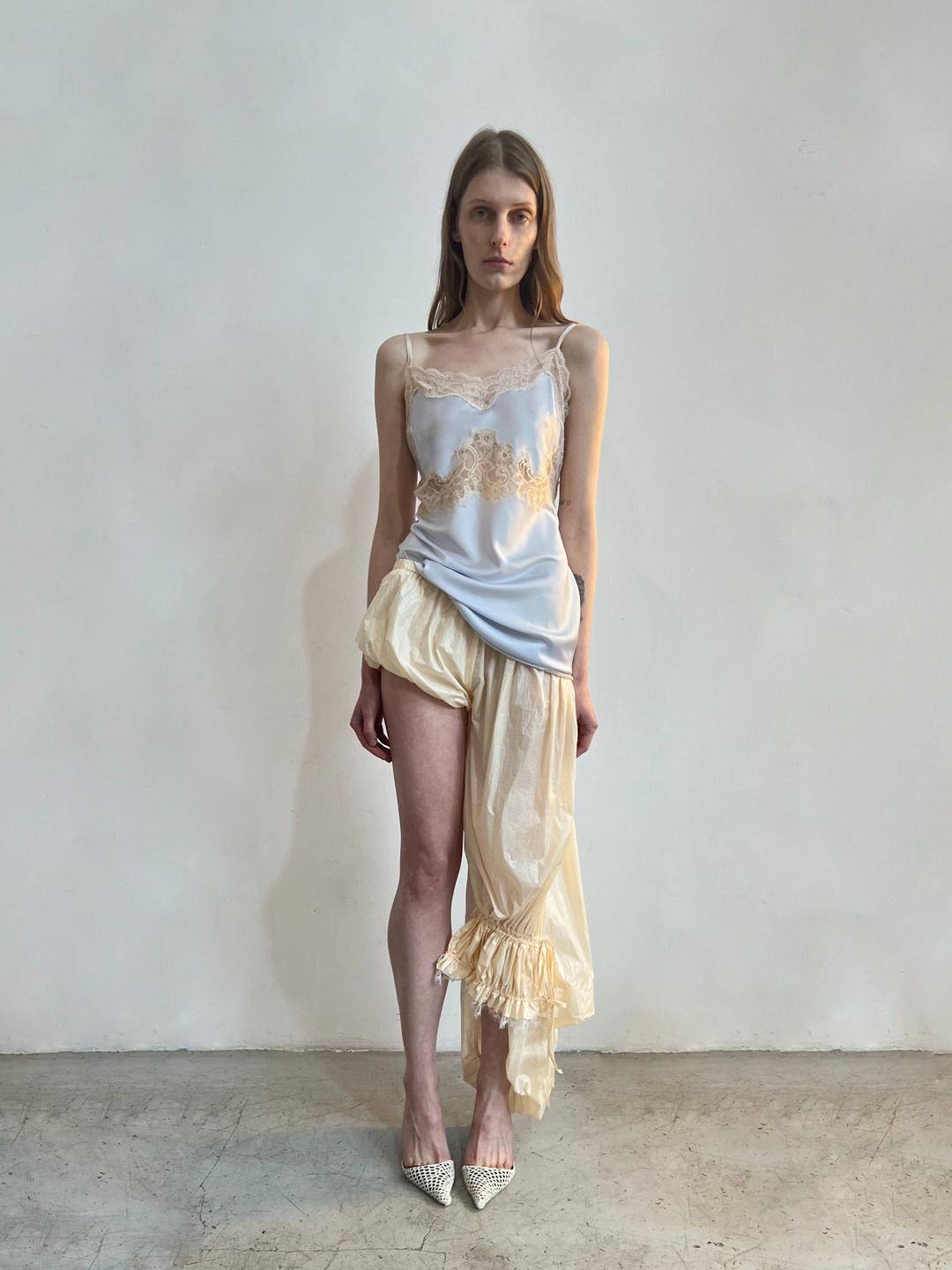 Nylon One Legged Bloomer Trousers - S/M