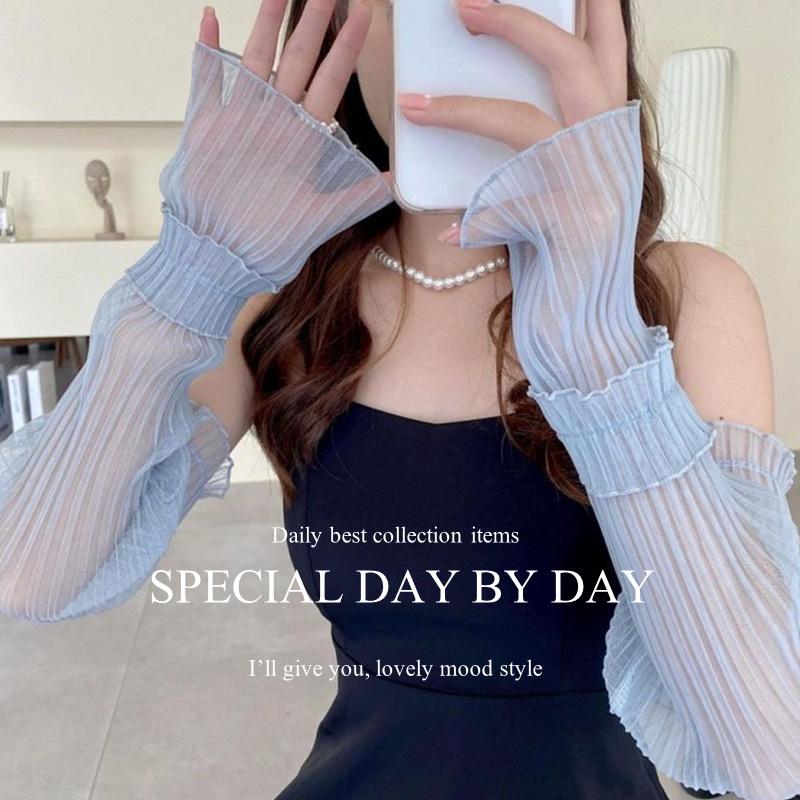 데일리나인 [무료배송]DN9NE 레이스 팔토시 햇빛차단 여성 여름 운전 쿨토시 장갑 여름 팔토시