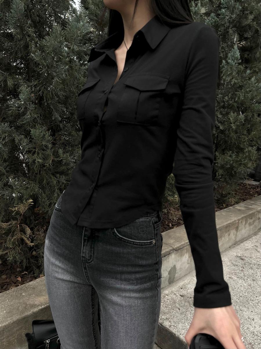 Peek Collar Tee (2color)