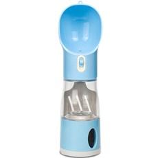 브이랩 강아지 휴대용 원터치 버튼식 올인원 멀티 물병