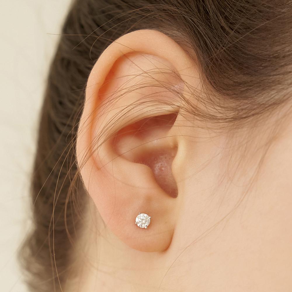 타티아나 [실버925]모이사나이트 0.25캐럿,0.1캐럿 귀걸이 DE0001