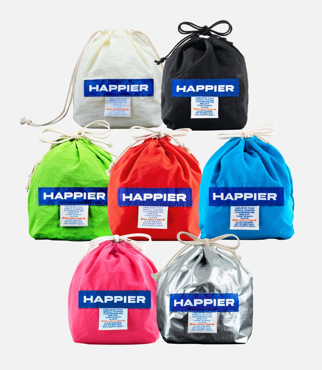 [Pouch] Happier label fortune pouch_S