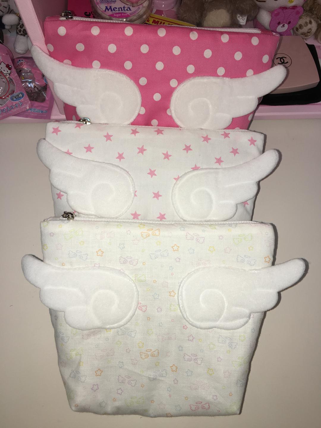 mfa fluffy angel wing pouch (3 types)