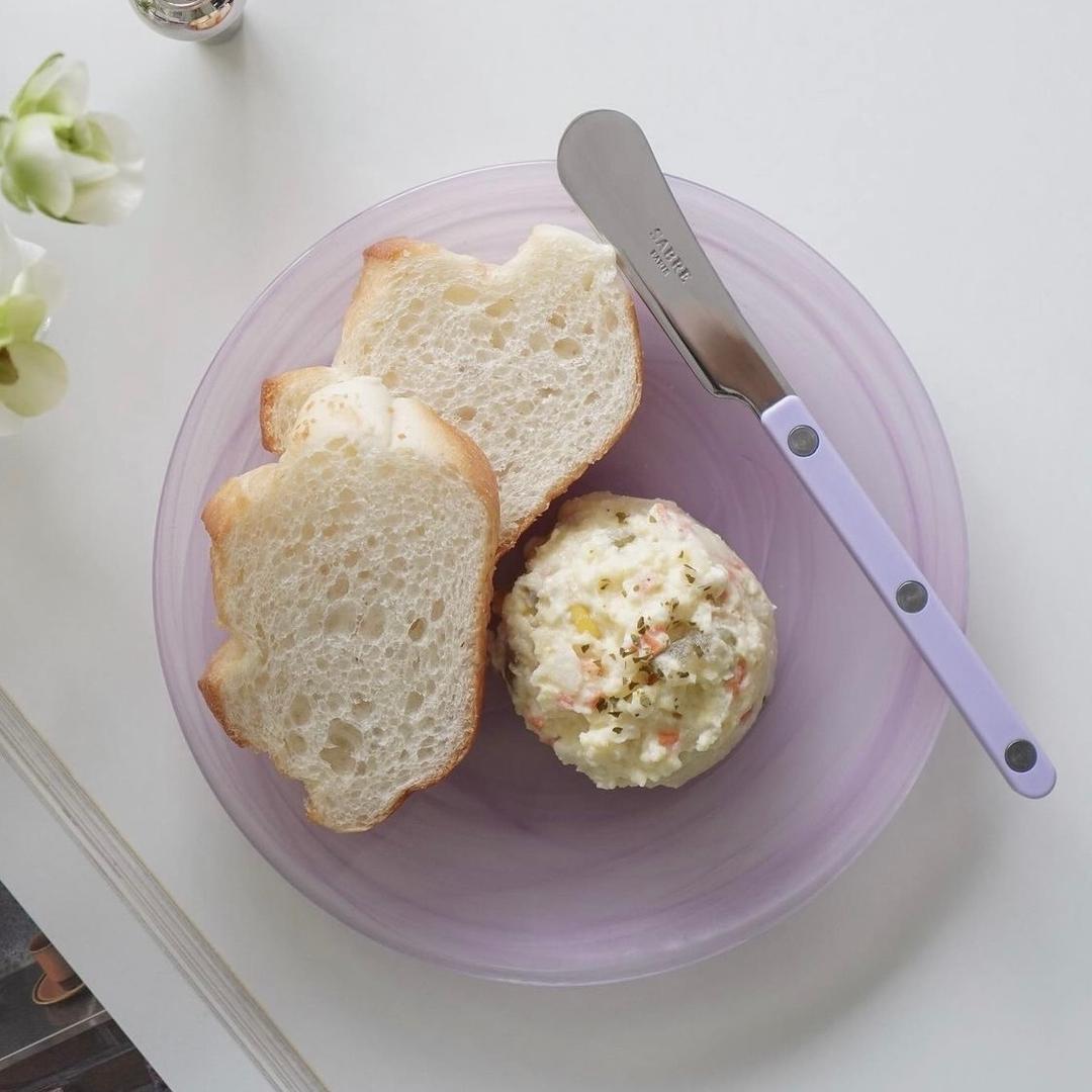 접시 21cm + 컵 300ml 로얄 라일락