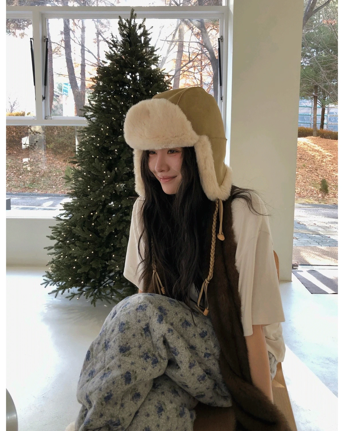 25FW H Q*MK PICK! 꼭 사템*) FLOWER PADDED PANTS (1COLOR)