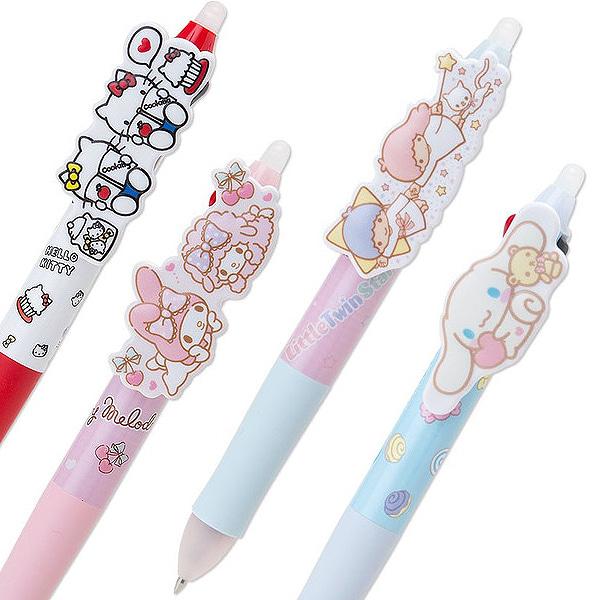 [산리오 마스코트] 파이롯트 프릭션 지워지는 볼펜 3색 0.38mm