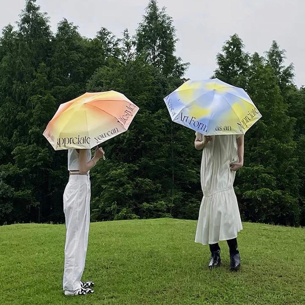 오렌지베케이션 휴대용 양우산 접이식 우산 양산