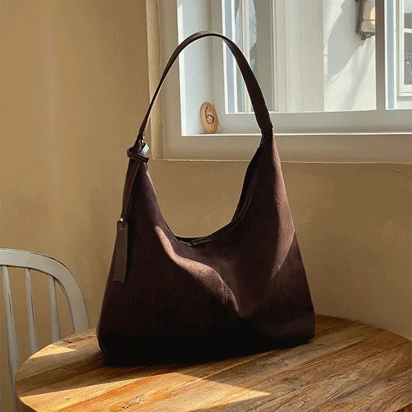 (🚀당일발송/자체제작✨) (5만장돌파) 유어 클레오 y2k 드뮤어 스웨이드 보부상 숄더백