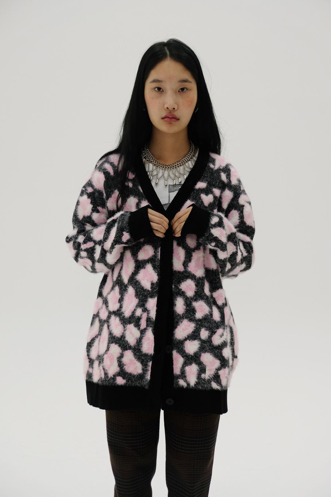 [BABY CENTAUR] 레오파드 니트 가디건 (2 COLOR)