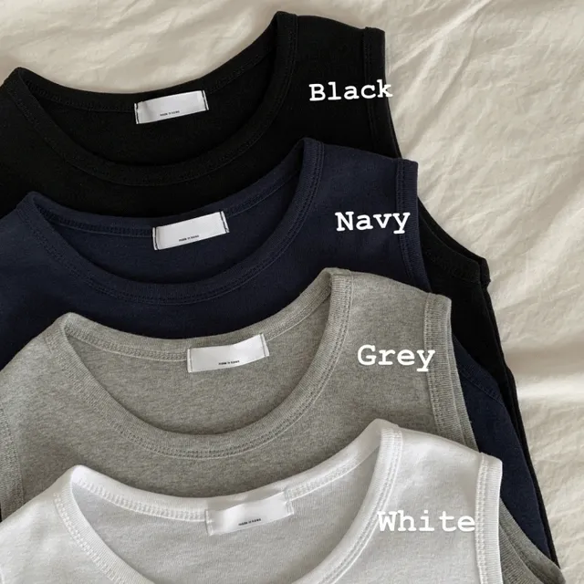 부유방커버! 말라핏 라운드 나시 이너 레이어드 국내제작