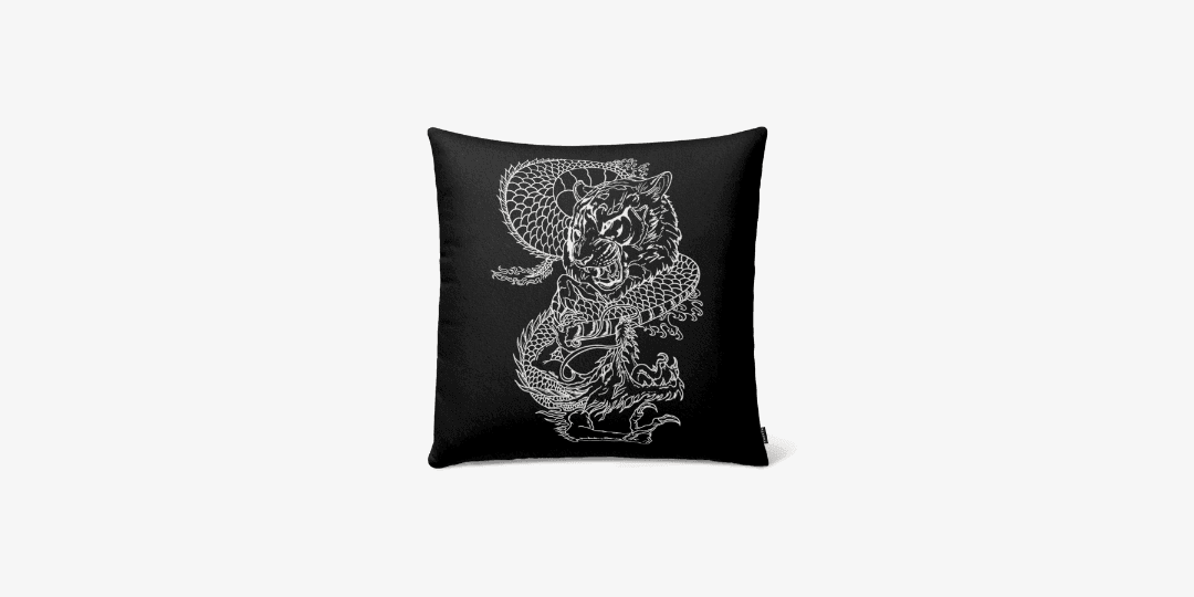 龍虎相搏 cushion