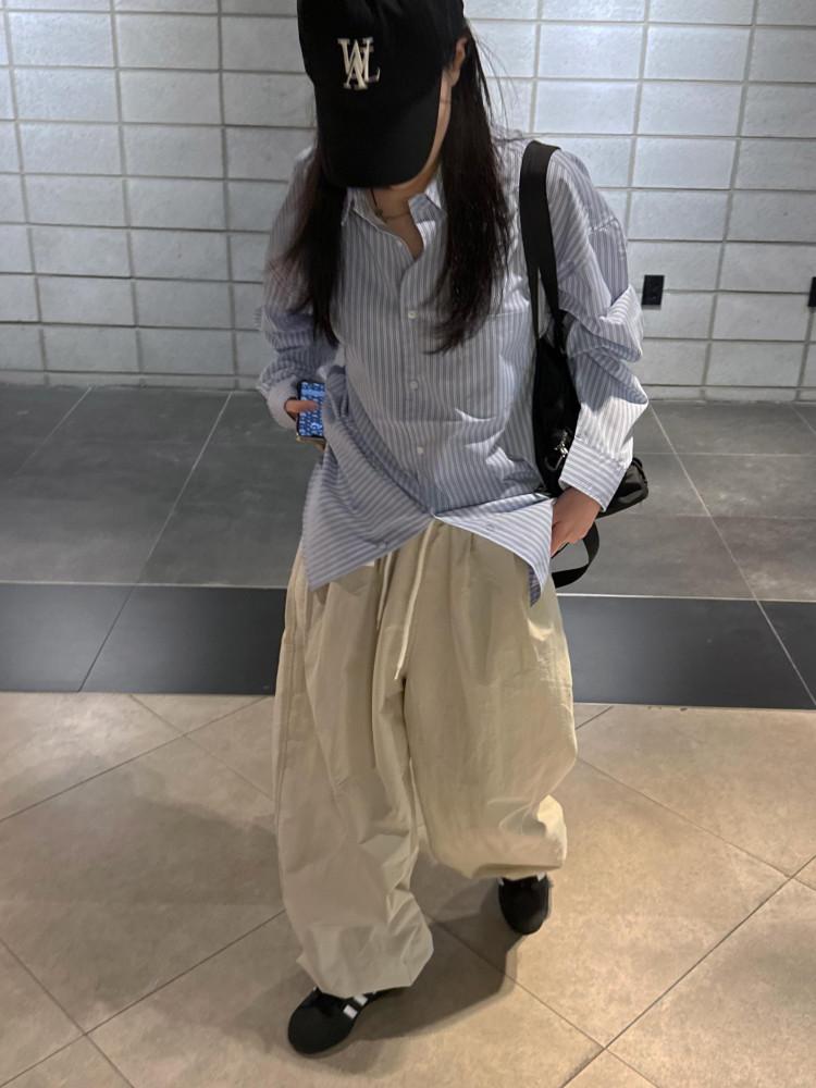 밴딩 바스락 벌룬 투웨이팬츠