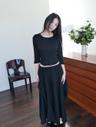 ribbed capri t