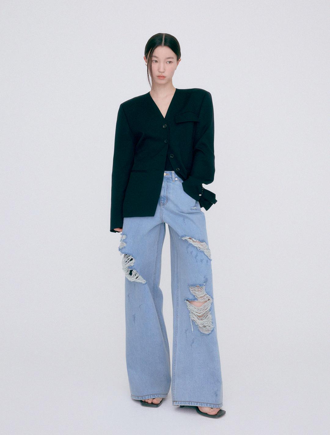 오블리크 와이드 디스트로이드 진