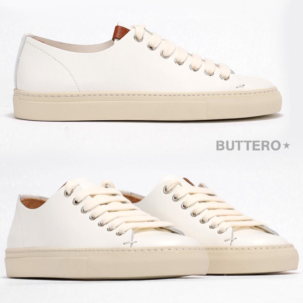 부테로 TANINA 레더 로우탑 여성 스니커즈 WT