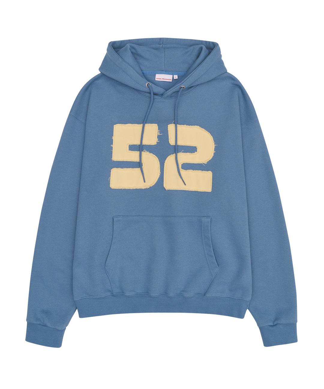 NUMBERING APPLIQUE HOODIE BLUE