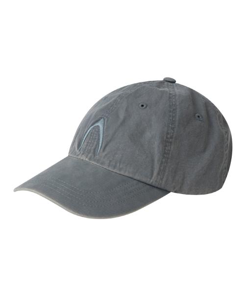 Washed Cotton Ball Cap (Blue)